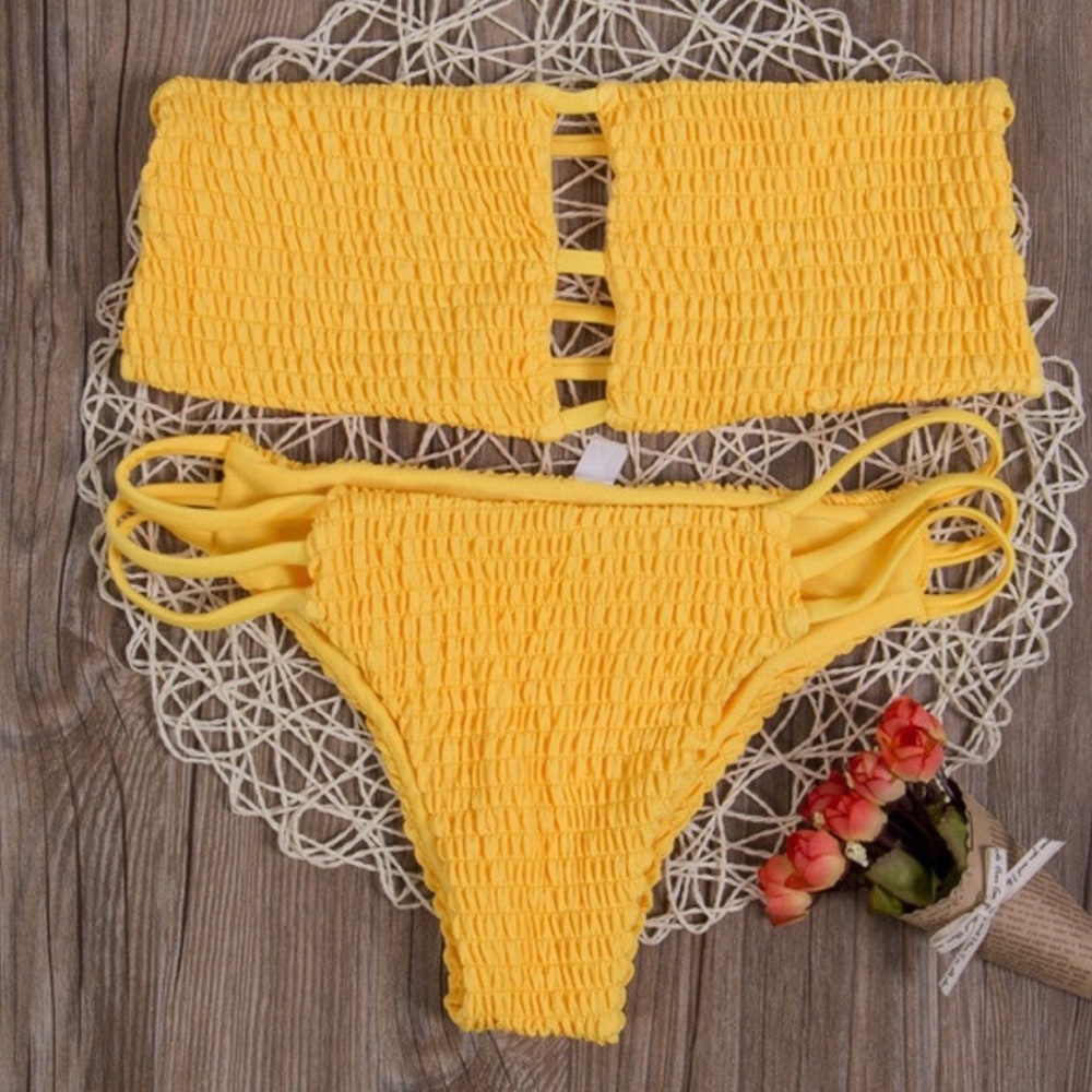 Women’s Yellow Bikini Set